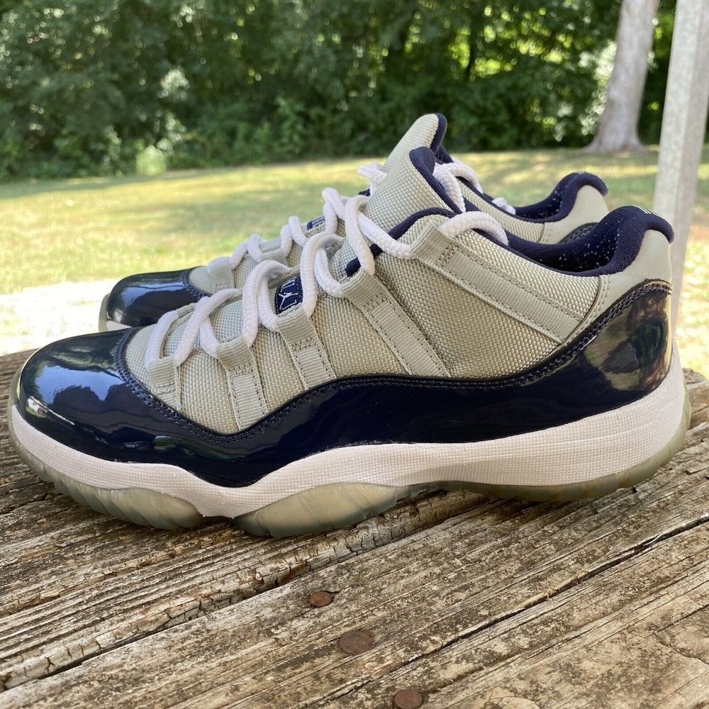 Nike Air‎ Jordan Retro 11 Low Georgetown 528895-007 Blue Grey Mens Size 8 “2015”